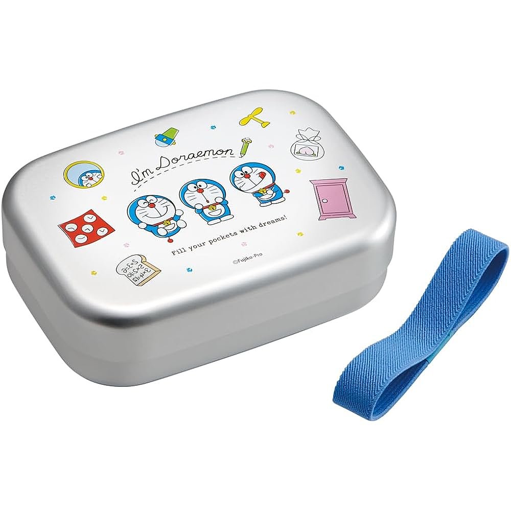 【日本直邮】Skater斯凯达儿童铝制饭盒370ml哆啦A梦ALB5NV-A