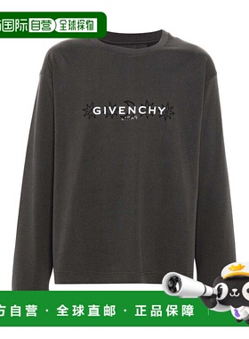 香港直邮GIVENCHY 男士T恤 BM71KP3YNY209 AW2024 黑色 塔罗牌徽T