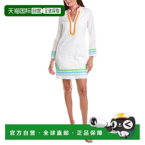 自营Sail to Sable Tuckernuck亚麻经典束腰外衣-白色 美国奥莱直