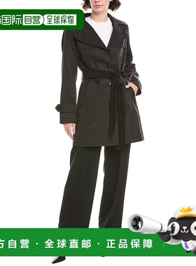 自营 Sam Edelman雨风衣-黑色 美国奥莱直发