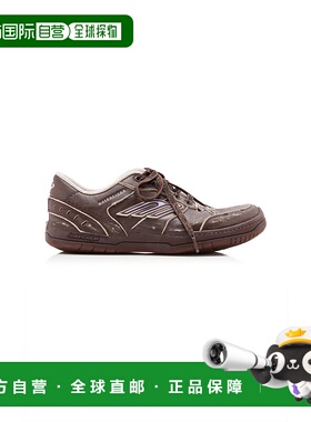 1h可退 香港直邮Balenciaga 巴黎世家 女士 Hamptons 皮质运动鞋