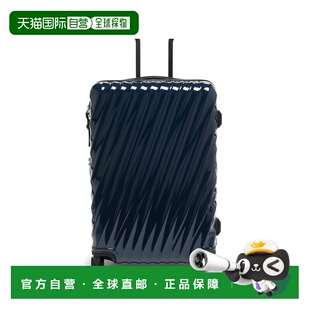 自营欧洲直邮Tumi途明 19 Degree藏青色拉链口袋行李箱男女通用