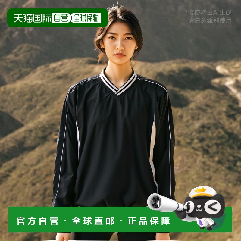 日本直邮ZETT 长袖 V 领毛衣棒球/垒球风衣 BOV300-1911