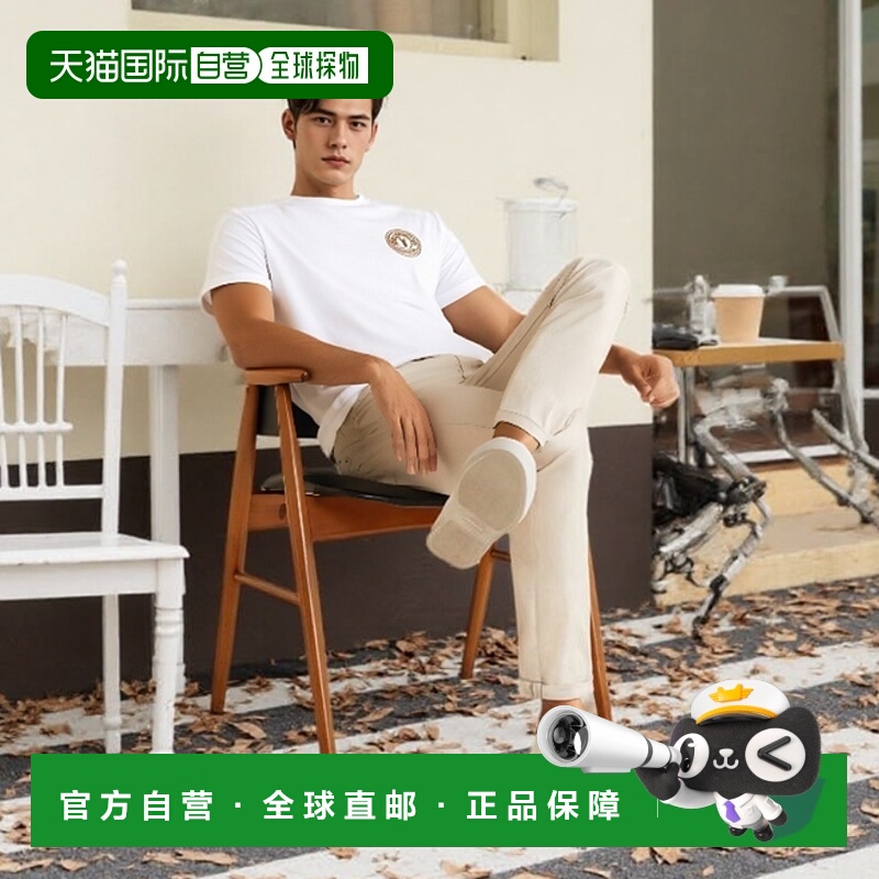 1h可退 香港直邮VERSACE JEANS 男士T恤 79GAHT00CJ00TG03 AW2025