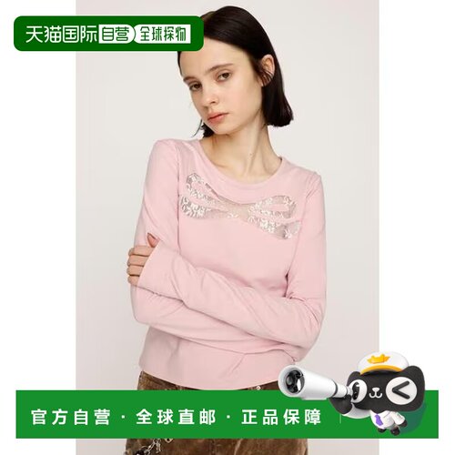 SLY 蕾丝花边上衣长袖开衫