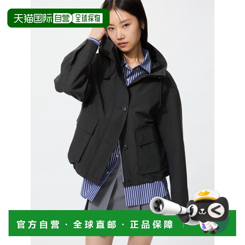 日潮跑腿UNIQLO优衣库 实用棉混纺派克大衣 487396女装夹克 - 实物图