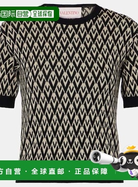 1h可退 香港直邮潮奢 valentino 华伦天奴 女士 Toute La V领初剪