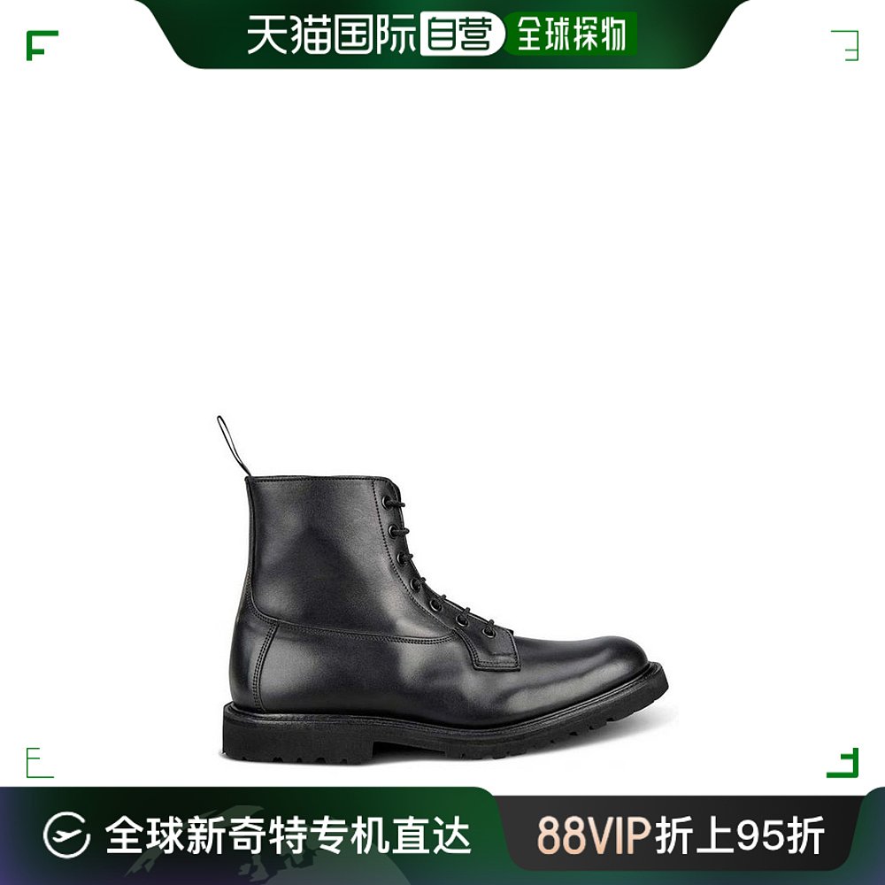 香港直邮潮奢 Tricker’s男士Tricker's Burford纯色德比靴