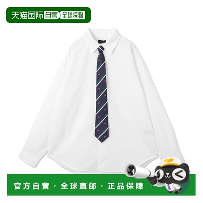 1h可退 日本直邮LUCY 男女同款领带设计长袖衬衫 LU25SP01M0005