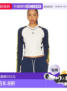 1h可退 香港直邮Adidas 女士 x Miaou 打底上衣 KD1483 white白色