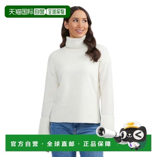 棉花糖 自营Ellen 高领毛衣 卷袖 美国奥莱直发 Tracy女式