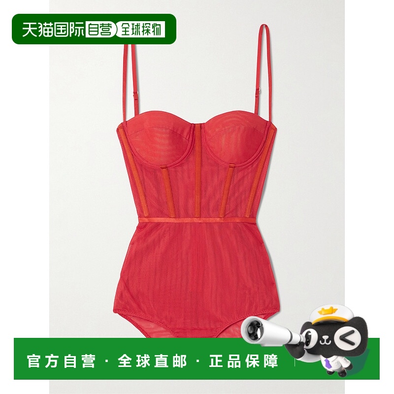 香港直邮ZIMMERMANN 女士 Rebellion 网纱束腰连体衣 7170TC261