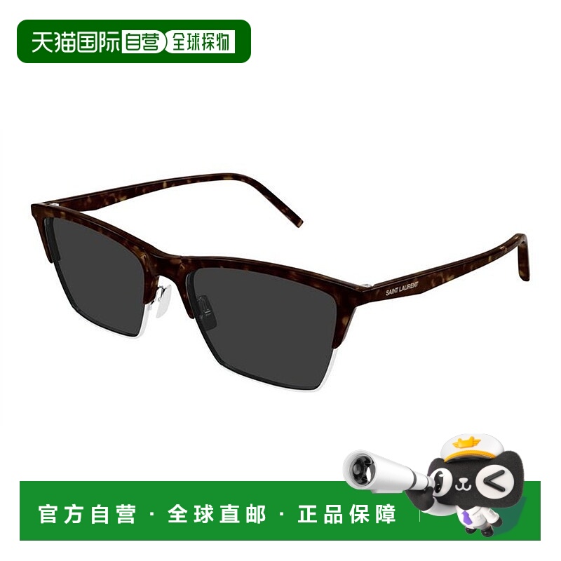1h可退 香港直邮SAINT LAURENT 女士太阳镜 SL767003 CO 黑色 SAI