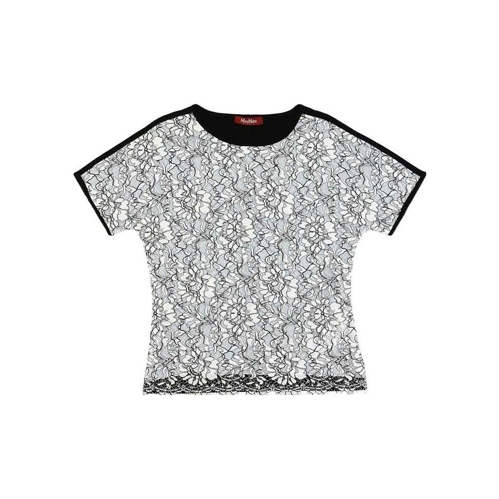 MAX MARA 女士衬衫 6941045706003 AW2021 灰色 印花圆领短袖T恤