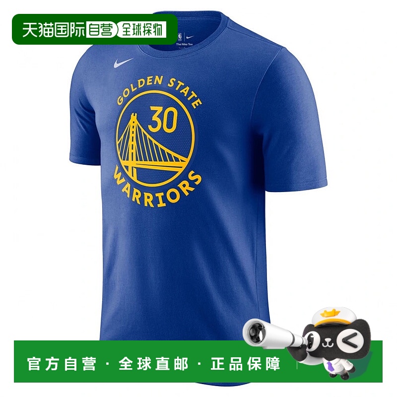 日本直邮JORDAN-乔丹男子篮球短袖T恤金州勇士NBA T恤DR6374球衣