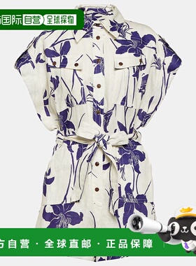 香港直邮潮奢 ZIMMERMANN 女士 Acadian 花朵亚麻连体衣 001327