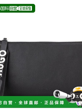 1h可退 香港直邮潮奢 HUGO 雨果 女士 Mel 小包 black黑色 舒适时