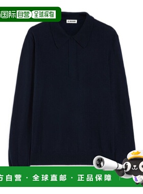 香港直邮Jil Sander 长袖POLO领毛衣 J61GL0003J14823