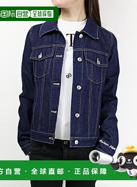 日本直邮Maison Kitsune 刺绣牛仔夹克 LW02107WW0081 女款卡车司