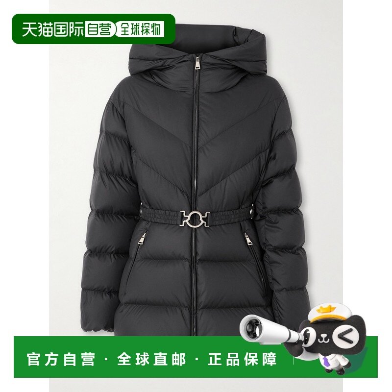 1h可退 香港直邮Moncler 盟可睐 女士 Brosse shell 束带连帽嵌花,男装,夹克,淘宝优惠券,粉丝福利购,淘宝优惠卷