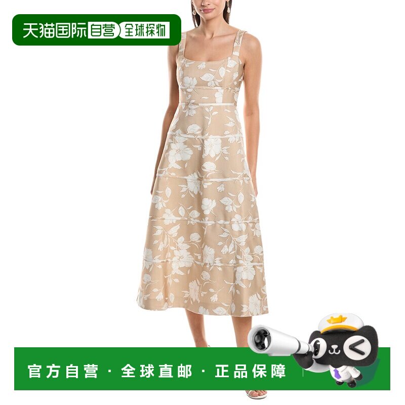 自营Anne Klein A-Line Midi Dress - White 连衣裙美国直发奥莱