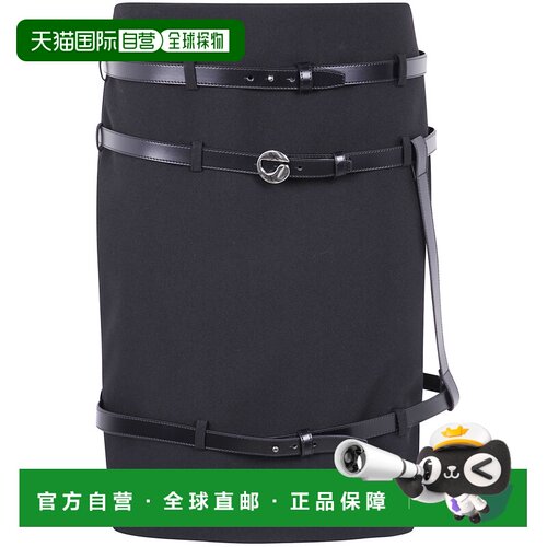 香港直邮COPERNI 女士半身裙 COPJ95F3004BLACK A【付后1h可退】