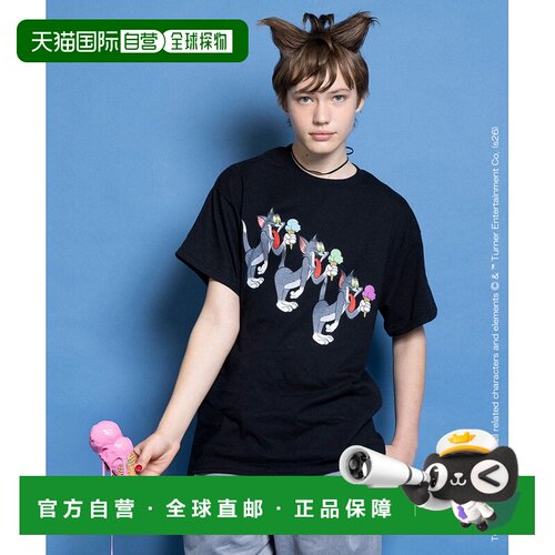 日本直邮MILKBOY×汤姆与杰瑞联名T恤 男女同款 全棉短袖 2026320