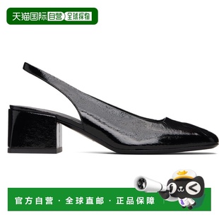 黑色 Vinyl 1h可退 中跟鞋 女士 Slingback 香港直邮Courreges