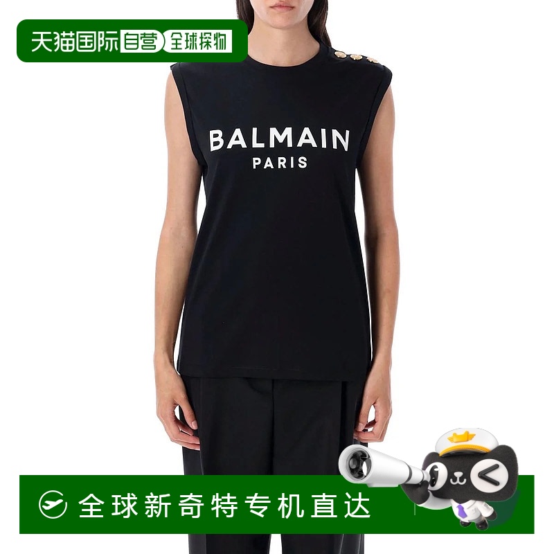 1h可退 香港直邮BALMAIN 女士T恤 25ACF1ED001BB02EAB AW2025 花