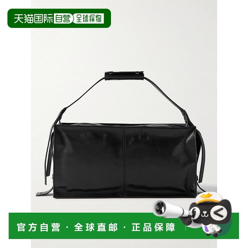 1h可退 香港直邮潮奢 Staud 女士 Harold 皮革肩包 H25F6039BCBLK