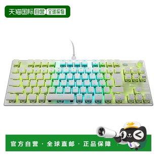 日本直邮 Roccat冰豹 静音有线ROC 647 电竞游戏电脑用键盘