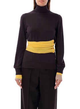 FENDI 女士针织毛衣 FZXC43ASJGF0AU3 AW2024 紫色 MAGLIERIA