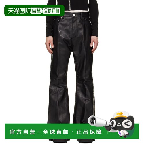 1h可退 香港直邮rick owens 瑞克 欧文斯 男士 黑色 Tower Bolan