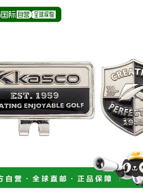 【日本直邮】Kasco 高尔夫标记夹和标记 KSCM-05 黑色