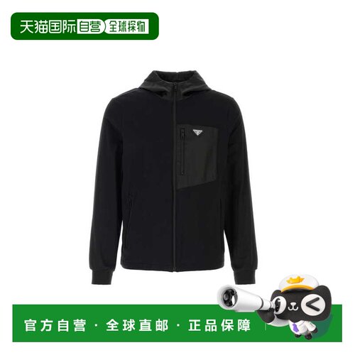 香港直邮PRADA 男士卫衣 UJL79ASWMO152ZF0002 SS2026 黑色