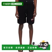 香港直邮AMIRI 短裤 男士 Hollywood 1h可退 Mesh 黑色 Auto AMKN