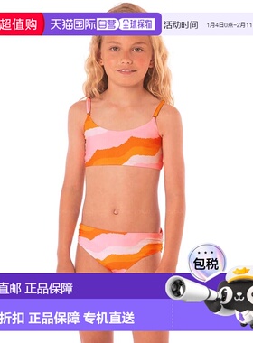 自营Kids Maaji Holbox Bikini Set Paradiso Waves Mid Rise Adj