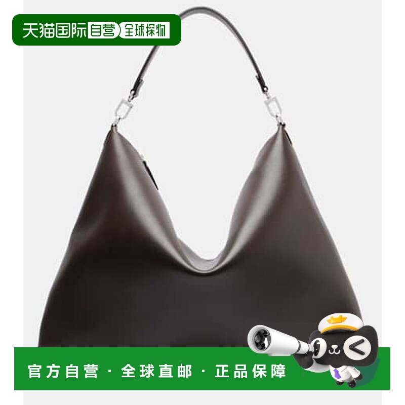 1h可退香港直邮潮奢 TOTÊME女士 Bevel皮革手提包 black黑色