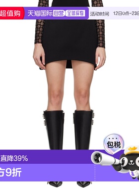 1h可退 香港直邮Givenchy 纪梵希 女士 黑色短裙 BW40X515RY羊毛