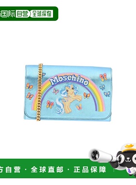 香港直邮Moschino 莫斯奇诺 女士 钱包 blue蓝色 舒适时尚