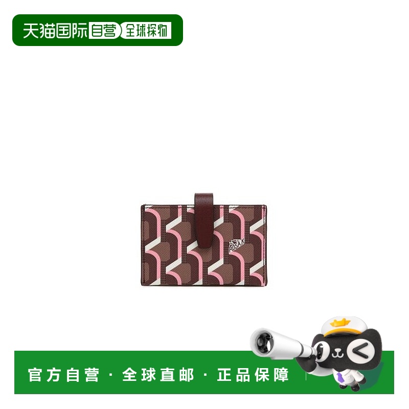 韩国直邮ROSA.K 狗牙印花卡夹 卡包棕色 ROSA301446083