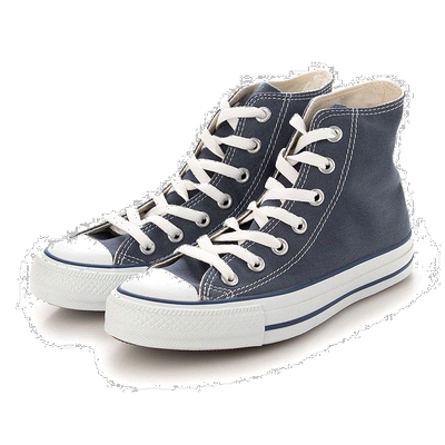【日本直邮】converse匡威ALL STAR高帮运动休闲鞋海军蓝系带板鞋