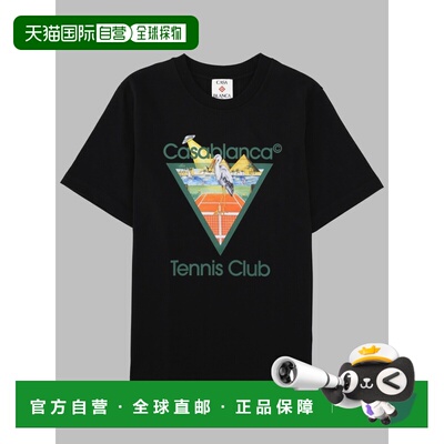 欧洲直邮CASABLANCA 男士T恤 MPF26JTS00119TENNI【付后1h可退】