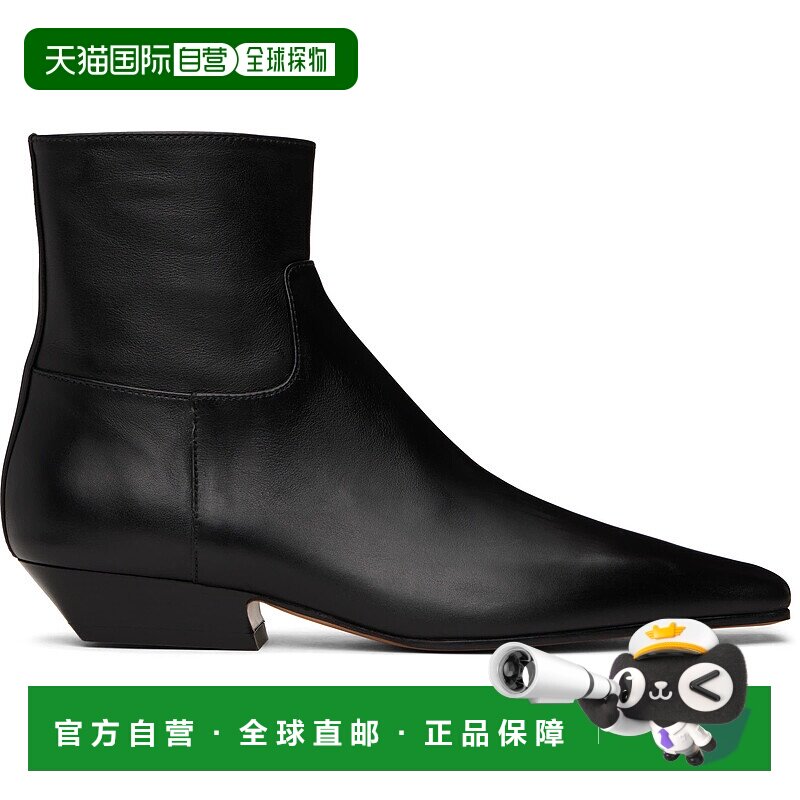 1h可退 香港直邮潮奢 KHAITE 女士 黑色 Marfa 踝靴 F1066824