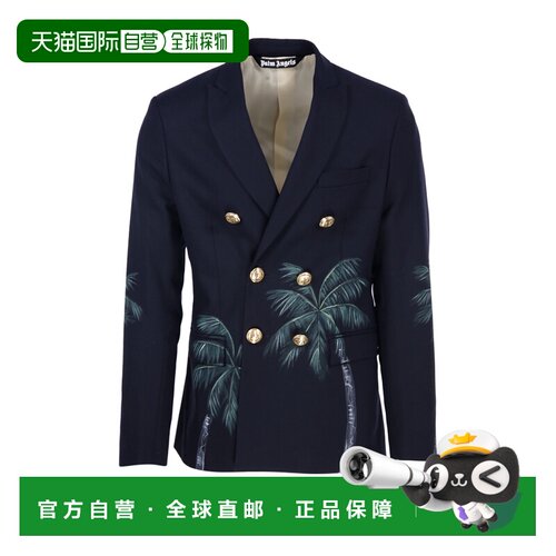 香港直邮PALM ANGELS 男士西服 PMEN023S23FAB0024655 SS2024外套