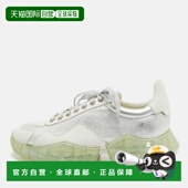 Choo Top White Leather 自营Jimmy Low silver Diamond Sneakers