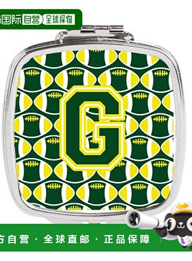 自营 Carolines Treasures CJ1075-GSCM 字母 G 足球绿色和黄色紧
