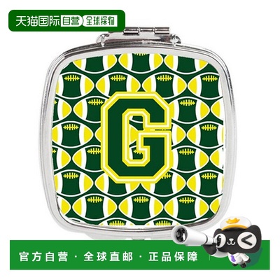 自营 Carolines Treasures CJ1075-GSCM 字母 G 足球绿色和黄色紧