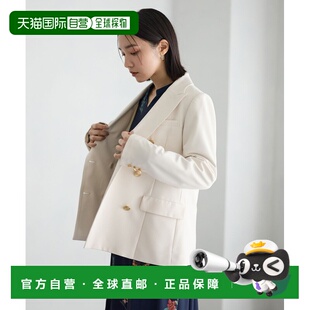 1h可退 日本直邮Andemiu 女装 S/M尺码 金属扣西装外套 显瘦修身