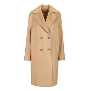 6016085106006 女士外套 AW2025 花色 大衣 MAX 双排扣长款 MARA